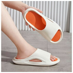 スリッパ メンズ レディース ルームシューズ サンダル 黒緑 白橘 白黒 来客 家 自宅 速乾 厚底 穴あき EVA 男性 女性 洗える おしゃれ スリッパ 軽量 室内 屋外 部屋着 ビーチサンダル シャワー