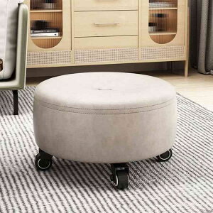 エステスツール キャスター付き フットスツール ペディキュア 玄関 回転椅子 スツール 美容室 サロン 厚手クッション 椅子 360度 キッズ ロースツール イススツール 子供 高さ18cm 施術 防水