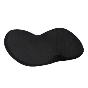 カーシートクッション 座面 背面 2WAY 立体 3D 腰用クッション パッド 座布団 腰枕 車内装 カー用品 カーグッズ ブラック レッド ブラウン