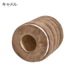 猫用ベッド 犬 小型犬 ペットベッド トンネル 小動物 ウサギ フェレット チンチラ 筒 ふわふわ 暖かい あったか フリース 折りたたみ 寝床 ハウス 小型犬 子犬 ねこ ネコ キャット ドッグ ブ