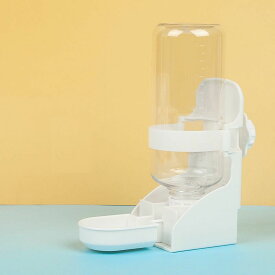 給水器 給水ボトル 水やり ペット用品 ペットグッズ 水やり用品 ウサギ モルモット フェレット 小動物 イヌ 犬 小型犬 猫 ネコ 子猫 500ml ケージ用 内側 外側 固定 取り付け簡単 サイフォン式 皿タイプ フェレット