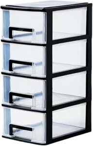 �����o�� �������� ���[�P�[�X 5 �T�C�Y �v���X�`�b�N �������[�{�b�N�X �O�i ���� ��� ���[�� ���ϕi �����p�i ���� �f�X�N���� ���^�[�P�[�X (�u���b�N,3 26*18*23)