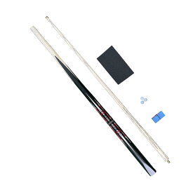 ビリヤードキュー スヌーカーキュー 10mm チップ 2 分割式 フルサイズ 57 インチ 木製 初心者向け 練習用 ビリヤード用品