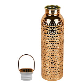 水筒 ステンレス 800ml ウォーターボトル 直飲み 持ち手付き ハンマード加工 ステンレスボトル 大容量 漏れ防止 スポーツボトル マグボトル マイボトル 筋トレ ジム フィットネス ヨガ トレーニング アウトドア キャンプ おしゃれ
