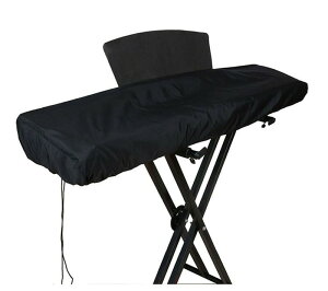 電子ピアノカバー 61鍵盤 88鍵盤 防水 撥水 キーボードカバー キーボード保護 軽量 防塵 ピアノキーボードカバー ダストカバー デジタルピアノ 調整可能な弾性コード付き ブラック グレー