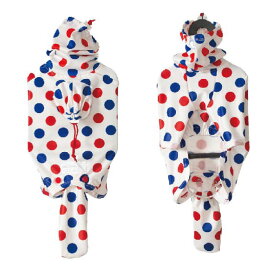 犬服 VERY ストレッチ レインコート 2脚 大型犬用 防水 反射テープ付き 大型犬 安い プチプラ 可愛い お揃い ペア ペットウェア ペット服 犬 服 レインウェア 雨具 カッパ 犬用レインコート【再入荷】 2024SS