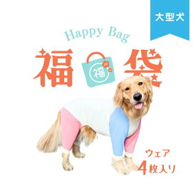 【送料無料 】犬 服 夏服 4枚入り福袋 カバーオール ロンパース 冷却 犬服 大型犬 春夏 春 夏 お得 安い プチプラ 可愛い ペア ペットウェア ペット服 クール ひんやり 袖なし 半袖 袖あり 長袖 カバーオール ロンパース つなぎ 2025SS福袋