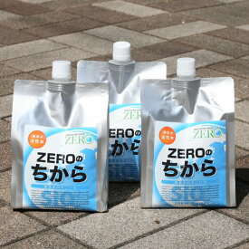 酵素水ZEROのちから 1000ml　お得な3本セット【エコロジー 環境 自然 生物の活性化、水の浄化、消臭、洗濯・掃除、ペットケア、農業・家庭菜園 ゼロの力 ゼロのちから】| 宅配便 送料無料