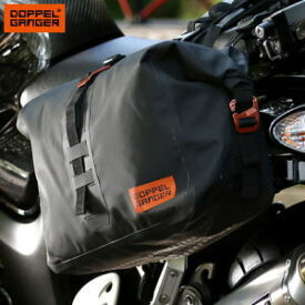 DOPPELGANGER バイク用 バッグ 防水サイドバッグ シートバッグ 防水シングルサイドバッグ ターポリンシングルサイドバッグ DBT508-BK