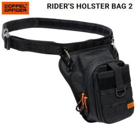 【19日20時から 最大P46.5倍★要エントリー&買い回り】DOPPELGANGER バイク用 バッグ ウェストバッグ ヒップバッグ ホルスターバッグ ボディバッグ ライダーズホルスターバッグ2 DBT568-BK ブラック