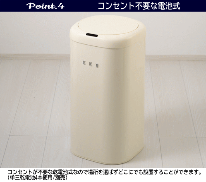 楽天市場】センサー式 ごみ箱 ダストボックス ゴミ箱 28L 自動開閉 