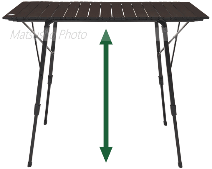 ロゴス(LOGOS) 丸洗い折りたたみアジャスタテーブル Lサイズ　数回使用 丸洗いアジャスタテーブル L|ギア|家具|テーブル|製品情報|ロゴス