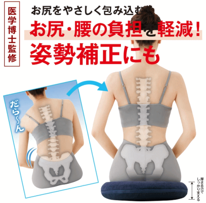楽天市場】クッション 円座クッション 骨盤矯正 腰痛クッション 骨盤