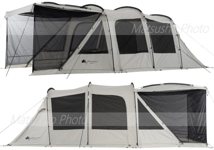 楽天市場】ロゴス PREMIUM テント 3ルームテント トンネル型