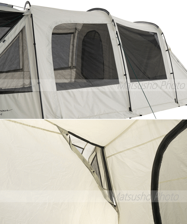 楽天市場】ロゴス PREMIUM テント 3ルームテント トンネル型