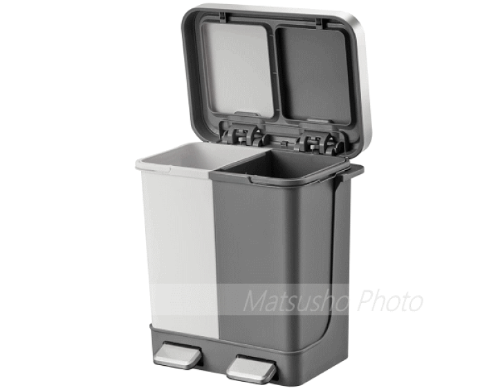 EKO ゴミ箱 ペダル式 ハナ リサイクラー Duo ステップビン 楽天市場】ダストボックス ペダル式 ゴミ箱 ステップ式 分別 EKO ハナ