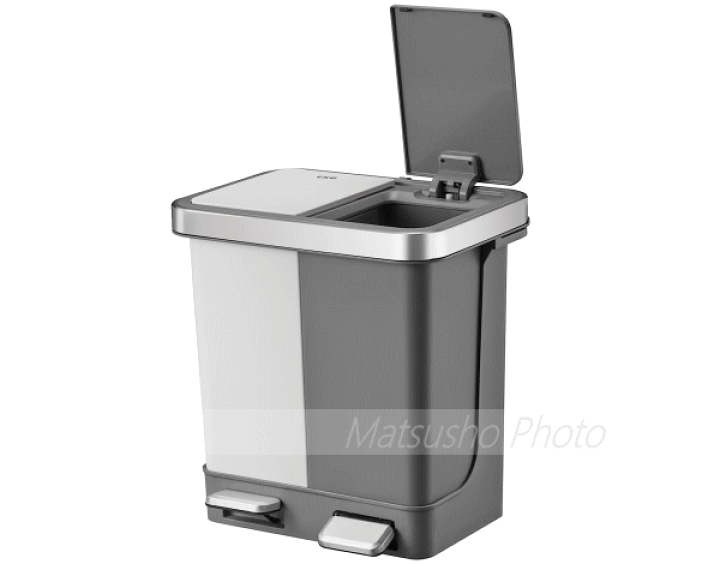 EKO ゴミ箱 ペダル式 ハナ リサイクラー Duo ステップビン 楽天市場】ダストボックス ペダル式 ゴミ箱 ステップ式 分別 EKO ハナ
