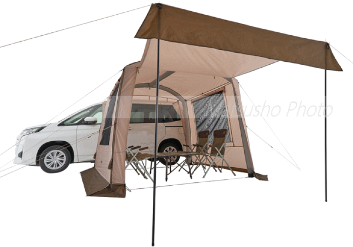 楽天市場】エアチューブ式 ルーム シェルター カーサイド ロゴス LOGOS