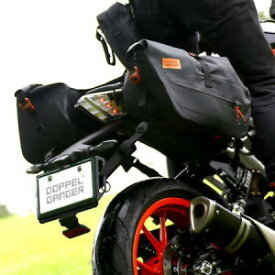 DOPPELGANGER バイク用 バッグ サイドバッグ 防水サイドバッグ シートバッグ カバン ターポリン素材 ターポリンサイドバッグ 25 スポーツ DBT577-BK