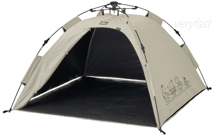 【LOGOS新品】テント SNOOPYフルシェード LOGOS ロゴス logos スヌーピー SNOOPY テント ワンタッチ 遮光