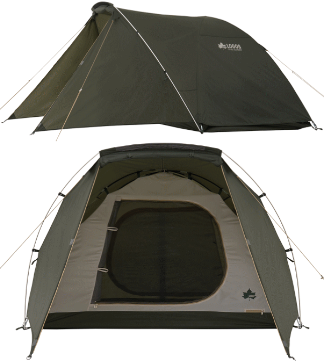 楽天市場】ロゴス テント 2ルーム 2人用 2ルームテント ツーリング