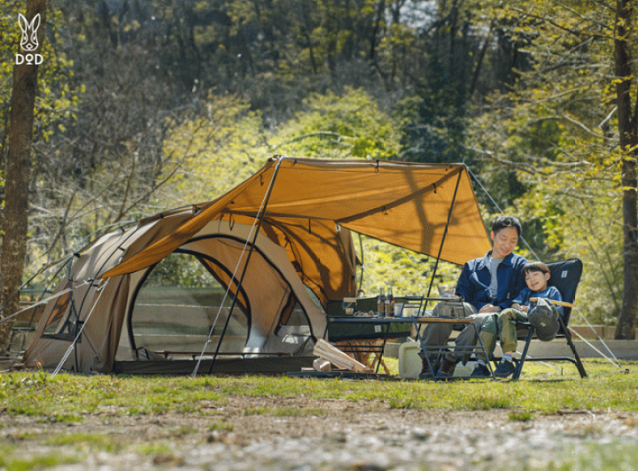 楽天市場】【全品P2倍！3/1日24時間限定】DOD テント ガルウイング型