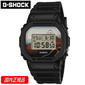 【最大半額＋全品P2倍！10日1:59まで】【国内正規品】G-SHOCK 時計 腕時計 G-SHOCK ジーショック Gショック 樹脂バンド ウオッチ デジタル メンズ 葛飾北斎 山下白雨 DIGITAL 5600 SERIES DW-5600KHSH25-1JR