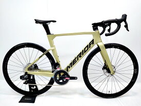 ▼▼【中古】未使用 メリダ MERIDA REACTO RIVAL-EDITION eTap AXS 2022-23年継続 カーボンロードバイク S(52)サイズ シルクシャンパン