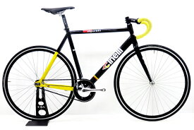 ★★【中古】チネリ CINELLI ヴィゴレッリ VIGORELLI 年式不明 アルミ ピストバイク サイズ不明 C-T560mm ブラック×イエロー