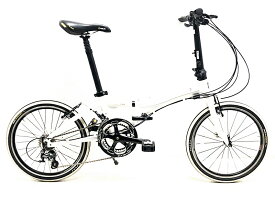 【中古】ダホン DAHON ヴィスク VISC P20 2016年8月購入車体 TIAGRA フォールディングバイク 折り畳み自転車 20インチ アイスホワイト【値下げ】