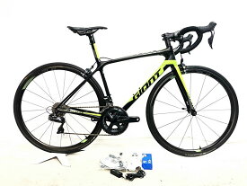 【中古】美品 ジャイアント GIANT ティーシーアール TCR ADVANCED SL1 ULTEGRA R8000 電動Di2 2018年 カーボンロードバイク Sサイズ ブラック