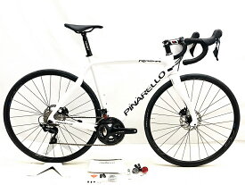 【中古】未走行品 ピナレロ PINARELLO ラザ ディスク RAZHA DISK 105 油圧DISCブレーキ 2023年 カーボンロードバイク 515サイズ ホワイト ☆