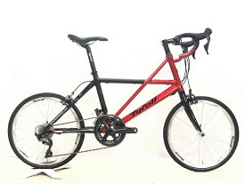 【中古】 超美品 タイレル TYRELL CSi 2020年 SHIMANO ULTEGRA R8000 ミニベロ 小径車 20インチ レッド