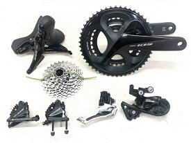 【中古】美品 シマノ SHIMANO 105 ST-R7025 2X11速 FC-R7000 FD-R7000 RD-R7000 BR-R7070 CS-R7000 機械式 油圧DISC コンポセット 〇【値下げ】