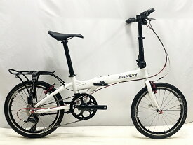【中古】美品 ダホン DAHON マリナー D8 MARINER D8 40周年記念 カスタム 2022年 SORA フォールディングバイク折り畳み自転車 20インチ ホワイト