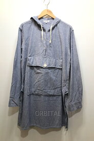 【中古】経堂) エンジニアドガーメンツ ENGINEERED GARMENTS USA製 シャンブレー ロングブッシュシャツ サイズS メンズ