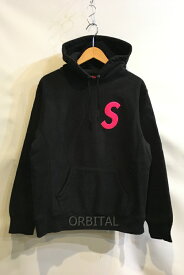 【中古】二子玉)Supreme シュプリーム S Logo Hooded Sweatshirt Sロゴフーデットシャツ ブラック 黒 メンズ M