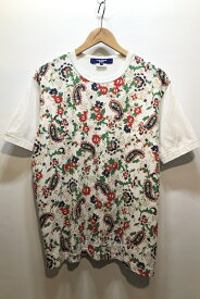 【中古】経堂) JUNYA WATANABE COMME des GARCONS MAN ジュンヤワタナベ コムデギャルソンマン ペイズリーTシャツ M WI-T025