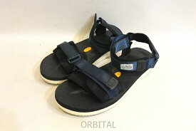 【中古】二子玉)SUICOKE スイコック CEL-PO ストラップスポーツサンダル ネイビー 青 ビブラムソール メンズ 28cm