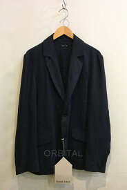 【中古】二子玉)FRANK LEDER フランクリーダー 未使用 ウォッシュドリネン2Bブレザー テーラージャケット 定価140,800円 メンズ M