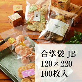 OPP 透明 JBJP-3KOP//CPP 120X220 100枚 厚み0.06mm 合掌袋 食品袋 ラッピング お菓子 乾物