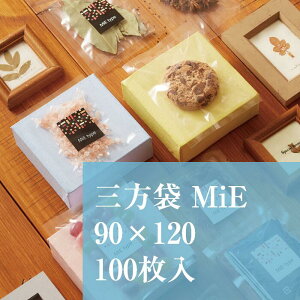 平袋 ミニサイズ MiEJ-2 90×120 厚み:0.06mm 100枚入り OPP袋 三方袋 小分け お菓子 ラッピング