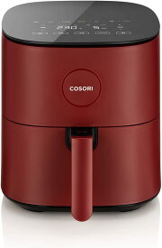 【マラソン期間中1,900円クーポン】COSORI ノンフライヤー CAF-L501 4.7L大容量 エアフライヤー 電気フライヤー ノンオイル フライヤー 卓上 LEDディスプレイ タッチパネル タイマー 温度調整 レシピ付き 家庭用 送料無料[メーカー保証2年]