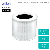 Levoit 空気清浄機　交換用フィルター 脱臭 除菌 集塵 コンパクト 携帯型 hepa フィルター タバコ ほこり…