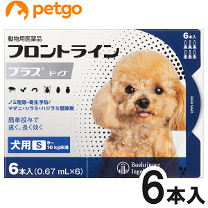 犬用フロントラインプラスドッグS 5〜10kg 6本（6ピペット）（動物用医薬品） 【あす楽】