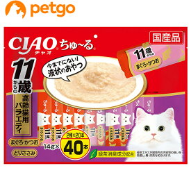 CIAO(チャオ) ちゅ～る 11歳からの高齢猫用バラエティ 14g×40本入り【あす楽】