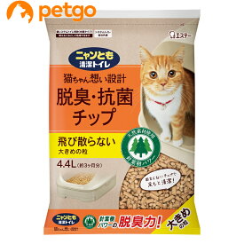 ニャンとも清潔トイレ 脱臭・抗菌チップ 大きめの粒 4.4L