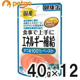 国産 健康缶パウチ エネルギー補給 かつおペースト 40g×12袋【まとめ買い】【あす楽】