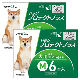 【2箱セット】ベッツワン ドッグプロテクトプラス 犬用 M 10kg～20kg未満 6本 (動物用医薬品)