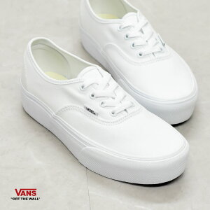 バンズ スニーカー VANS レディース 厚底 ブラック 黒 靴 オーセンティック プラットフォーム 2.0 シューズ ローカット おしゃれ 大人 人気 スケートブランド スケーター 定番モデル ローテク